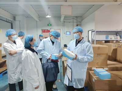 山東省市聯動加強疫情防控用醫療器械產品源頭監管