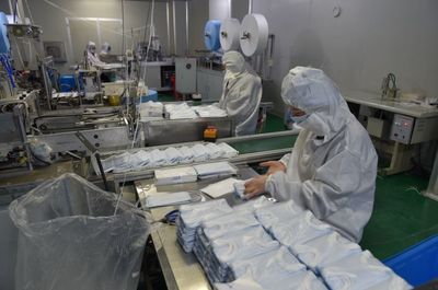 日產46萬個!江西南昌進賢19家醫用口罩生產企業已提前恢復生產